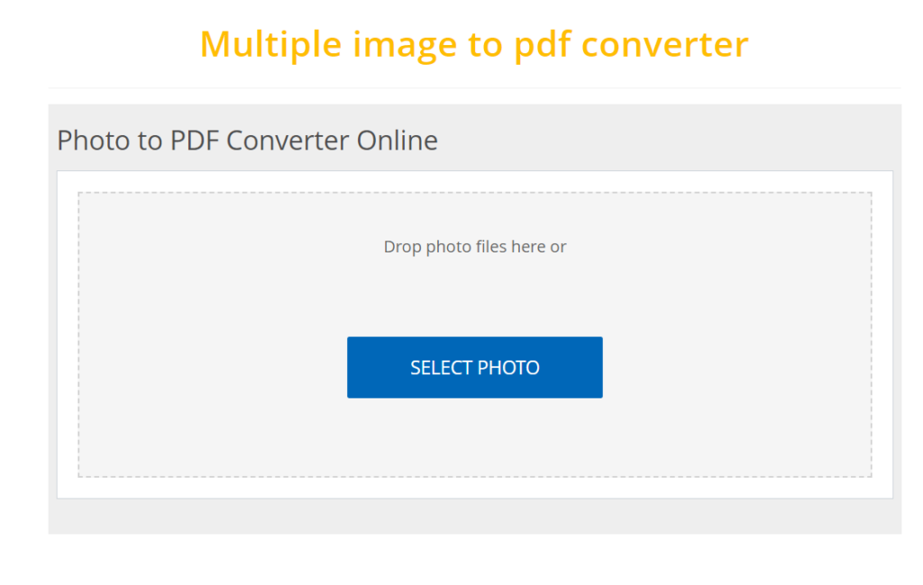 Multiple image to pdf converter 