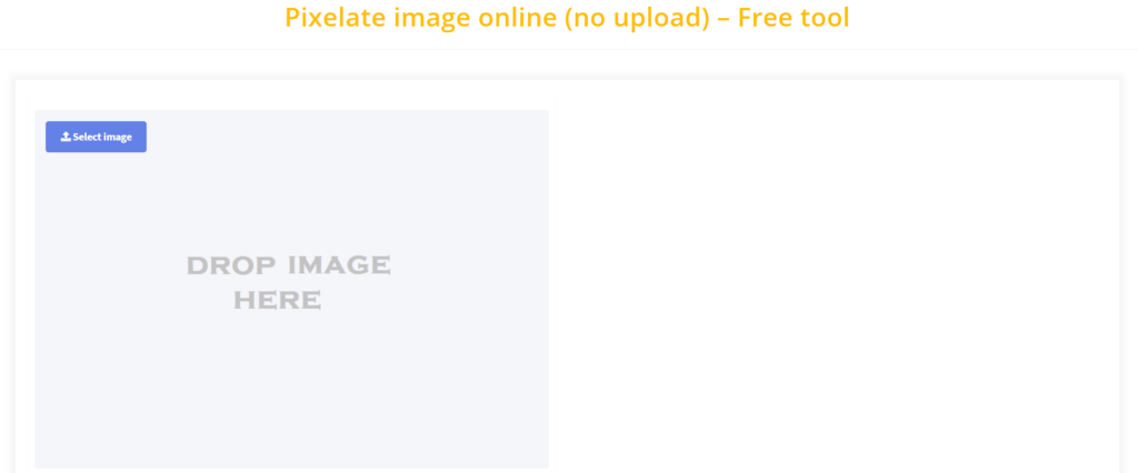 Pixelate image online (no upload) – Free tool 