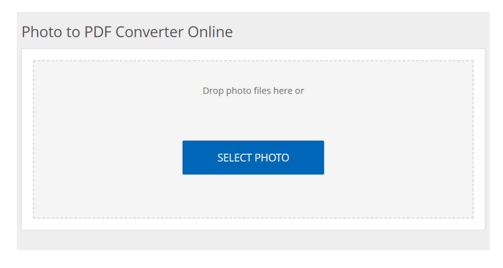 Photo to PDF Converter Online