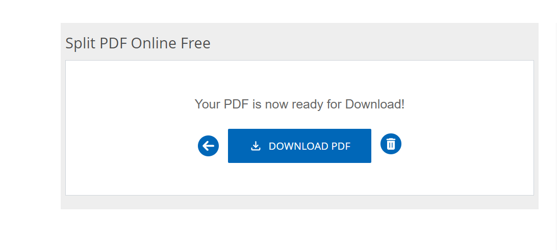 Split PDF Online Free 